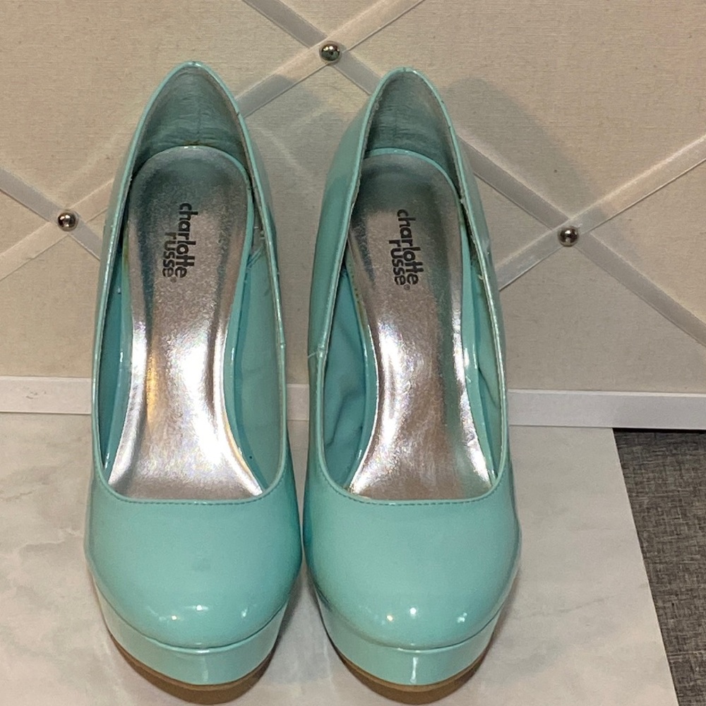Tiffany Blue (s9)Vinyl Stilettos